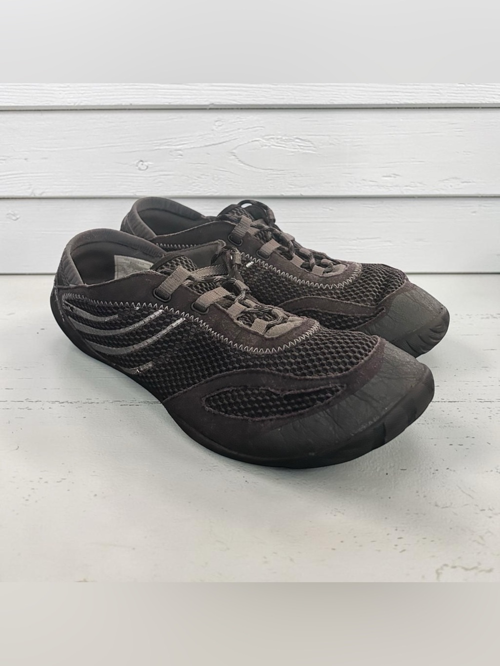 Merrell Women’s Pace Glove Barefoot Minimalist Vibram Shoes Black Size 10